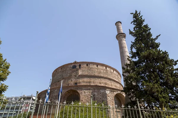 Außenansicht Der Rotunde Einem Antiken Tempel Thessaloniki Griechenland — Stockfoto