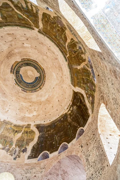 Vista Interior Rotonda Iglesia Agios Georgios Templo Antiguo Thessaloniki Grecia — Foto de Stock