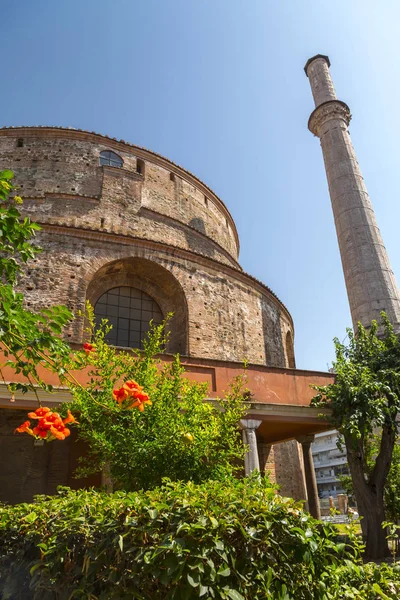 Außenansicht Der Rotunde Einem Antiken Tempel Thessaloniki Griechenland — Stockfoto