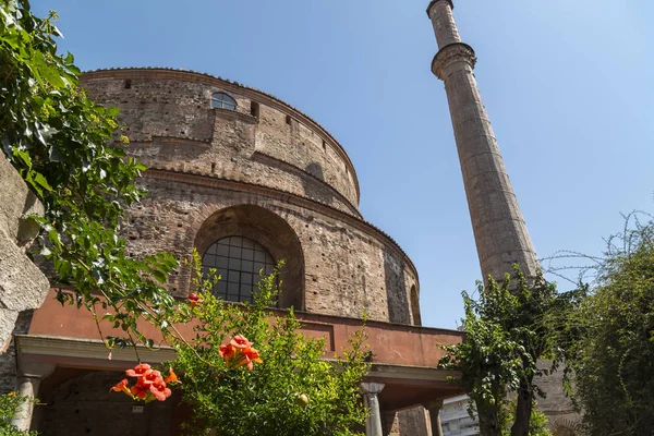 Außenansicht Der Rotunde Einem Antiken Tempel Thessaloniki Griechenland — Stockfoto