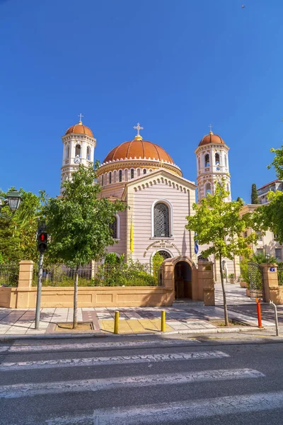 Tesalónica Grecia Julio 2018 Vista Exterior Iglesia Agios Gregorios Palamas — Foto de Stock