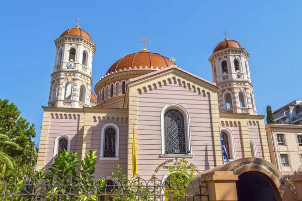 Vista Exterior Igreja Agios Gregorios Palamas Tessalônica Grécia — Fotografia de Stock