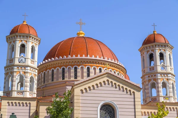 Veduta Esterna Della Chiesa Agios Gregorios Palamas Salonicco Grecia — Foto Stock