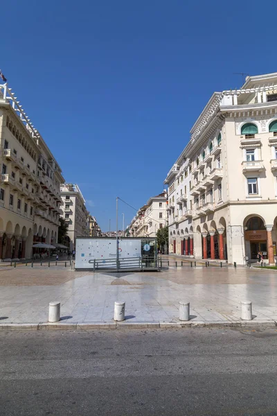 Tesalónica Grecia Julio 2018 Plaza Aristóteles Tesalónica Segunda Ciudad Más —  Fotos de Stock