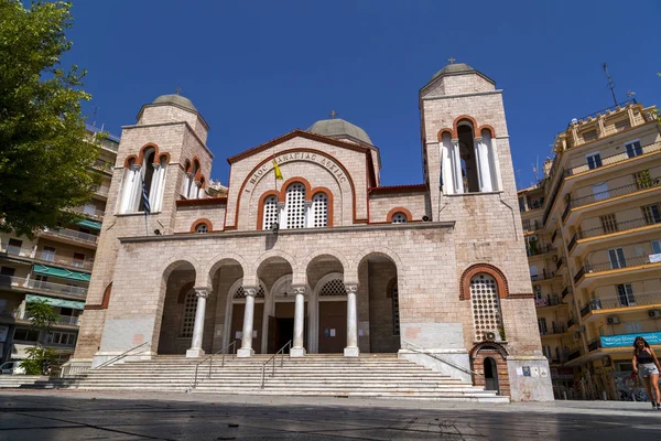 Thessalonique Grèce Juillet 2018 Vue Extérieure Église Naos Panagia Dexia — Photo