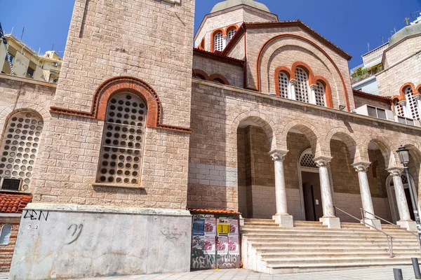 Thessalonique Grèce Juillet 2018 Vue Extérieure Église Naos Panagia Dexia — Photo