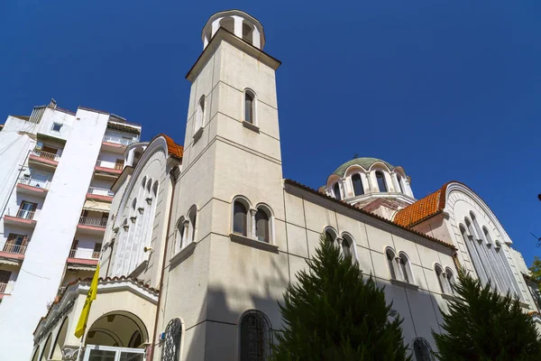 Thessaloniki Griechenland Juli 2018 Aussenansicht Der Kirche Von Constantinos Und — Stockfoto