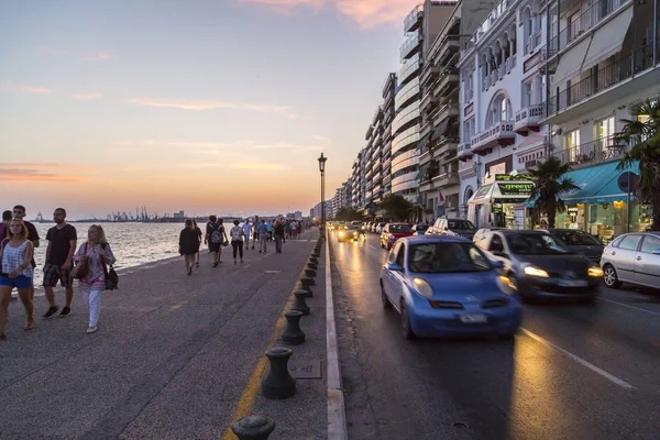 Thessalonik Yunanistan Temmuz 2018 Selanik Yunanistan Ege Denizi Nin Güney — Stok fotoğraf