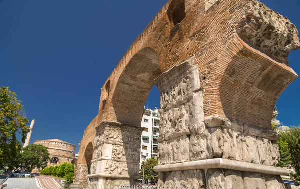 Arco Galerio Monumento Risalente Agli Inizi Del Secolo Nella Città — Foto Stock