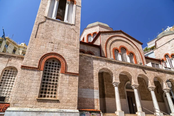 Vue Extérieure Église Naos Panagia Dexia Thessalonique Grèce — Photo