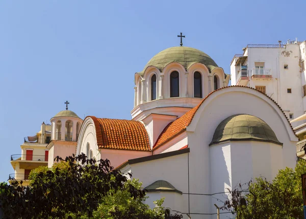 Vista Exterior Igreja Constantinos Helena Ieros Naos Agios Konstantinos Helenes — Fotografia de Stock