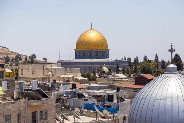 Jerusalem Srail Haziran 2018 Dış Görünümden Kudüs Eski Şehri Temple — Stok fotoğraf