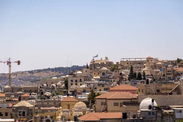 Gerusalemme Israele Giugno 2018 Antiche Strade Edifici Nella Città Vecchia — Foto Stock