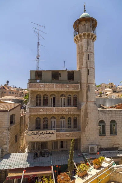 Jerusalem Israel Juni 2018 Antike Straßen Und Gebäude Der Altstadt — Stockfoto