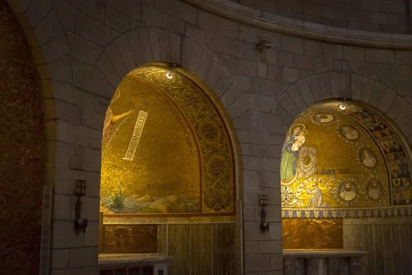 Jerusalén Israel Junio 2018 Interior Abadía Iglesia Dormición Monte Sión —  Fotos de Stock