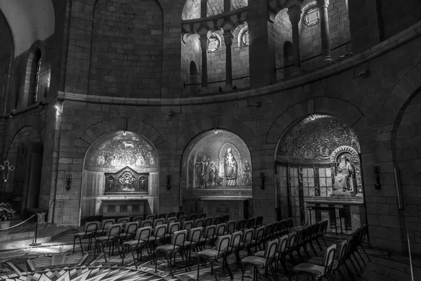 Jerusalén Israel Junio 2018 Interior Abadía Iglesia Dormición Monte Sión —  Fotos de Stock