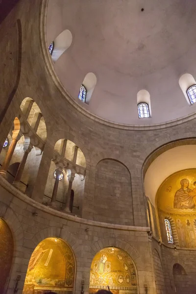 Jerusalén Israel Junio 2018 Interior Abadía Iglesia Dormición Monte Sión — Foto de Stock