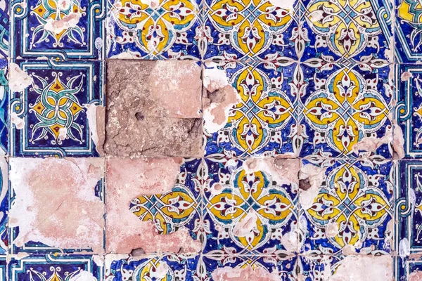 Carreaux Arméniens Avec Belles Décorations Dans Couvent Arménien Jérusalem Israël — Photo