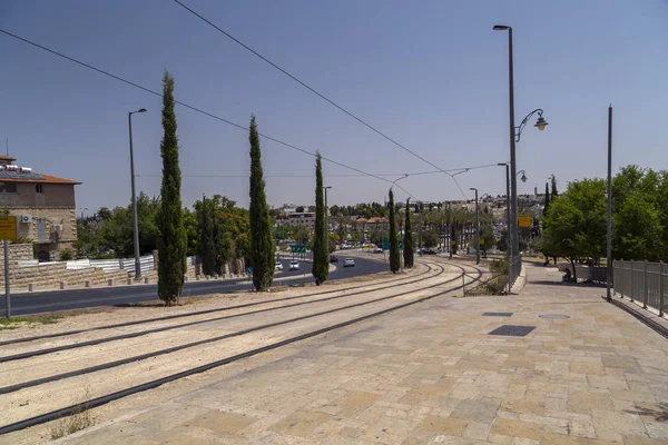 Jerusalem Israel Juni 2018 Stadsbild Från Jerusalem City Utanför Den — Stockfoto