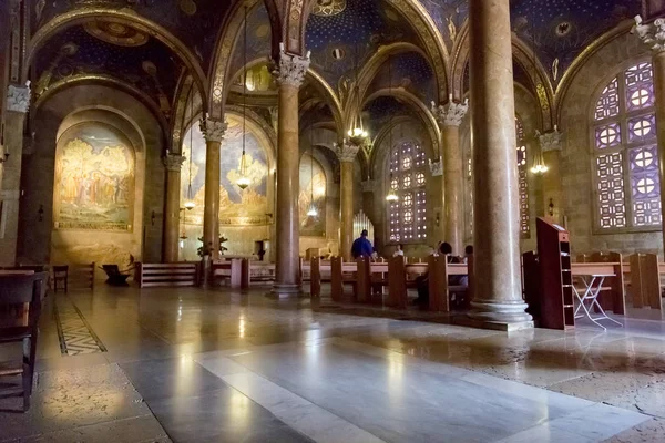 Jerusalém Israel Junho 2018 Vista Interior Igreja Todas Nações Basílica — Fotografia de Stock