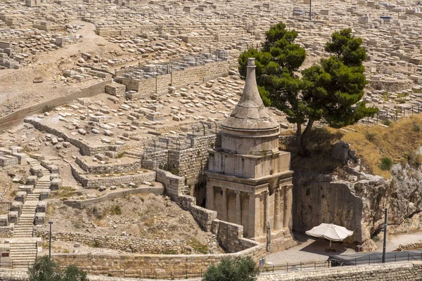 Jerusalén Israel Junio 2018 Vista Del Monte Los Olivos Cementerio — Foto de Stock