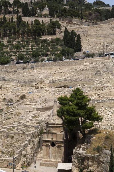 Jerusalem Israel Juni 2018 Blick Auf Den Olivenberg Und Den — Stockfoto