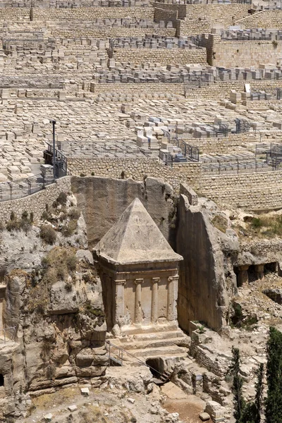 Jerusalém Israel Junho 2018 Vista Monte Das Oliveiras Cemitério Judaico — Fotografia de Stock