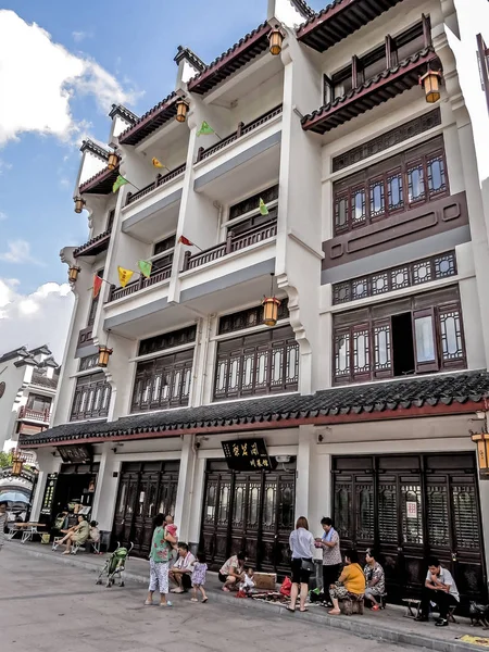 Shanghai China Juli 2014 Blick Von Der Antiken Stadt Qibao — Stockfoto