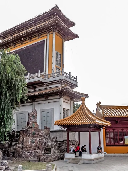 Shanghai Çin Temmuz 2014 Qibao Tapınağı Pagoda Adlı Qibao Antik — Stok fotoğraf