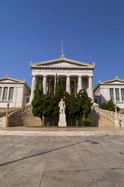 Vista Exterior Academia Atenas Atenas Capital Grega — Fotografia de Stock