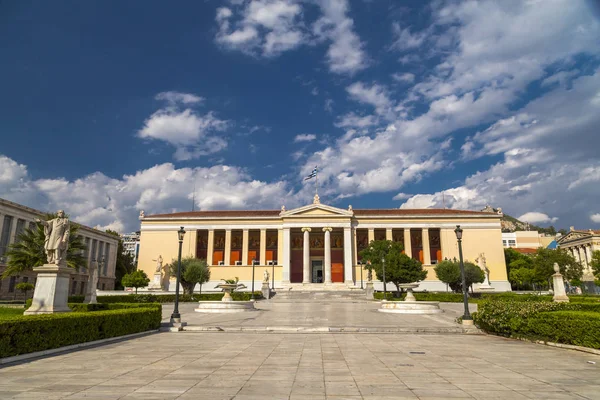 Atenas Grecia Julio 2018 Vista Exterior Academia Atenas Atenas Capital — Foto de Stock