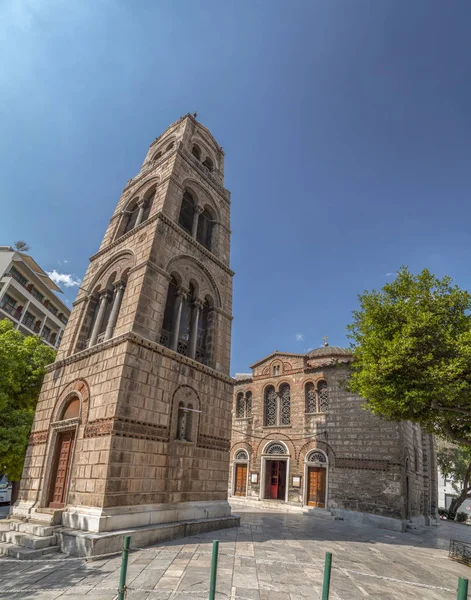 Athènes Grèce Juillet 2018 Vue Extérieure Ancienne Église Orthodoxe Russe — Photo