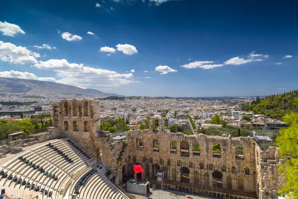 Athen Griechenland Juli 2018 Die Rekonstruierten Antiken Ruinen Von Parthenon — Stockfoto