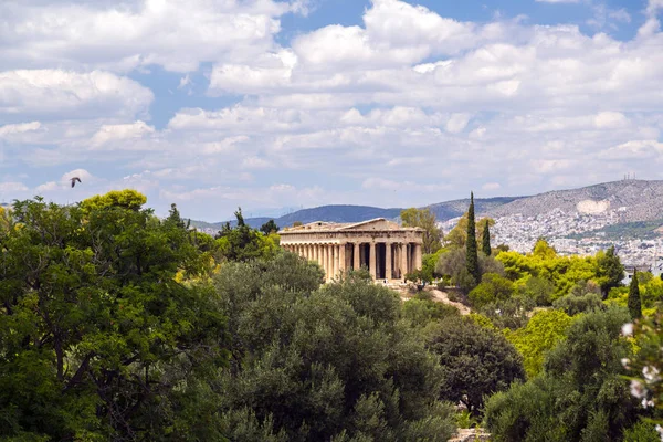 Temple Hephaestus Most Well Preserved Temple Ancient Greece Athens — Stock Photo, Image