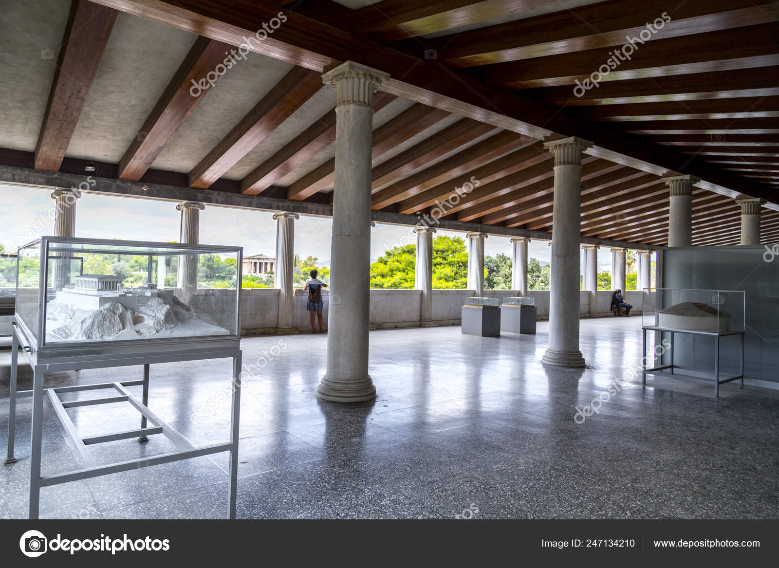 Athens Greece July 2018 Stoa Attolos Athens Athens Has