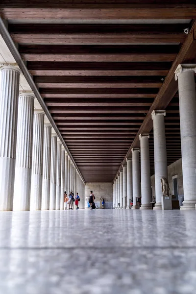 Athens Greece July 2018 Stoa Attolos Athens Athens Has Significant — Stock Photo, Image