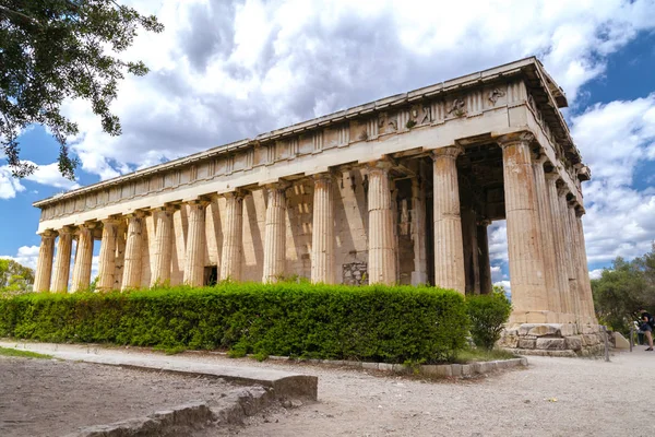 Atenas Grécia Julho 2018 Templo Hefesto Templo Mais Bem Preservado — Fotografia de Stock