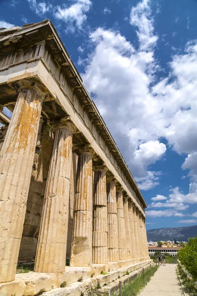 Atenas Grecia Julio 2018 Templo Hefesto Templo Más Bien Conservado — Foto de Stock