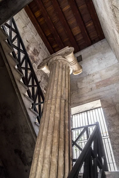 Stoa Attolos Atenach Ateny Znaczne Pozostałości Starożytnej Cywilizacji Greckiej — Zdjęcie stockowe