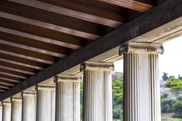 Stoa Attolos Athens Athens Has Significant Remains Ancient Greek Civilization — Stock Photo, Image