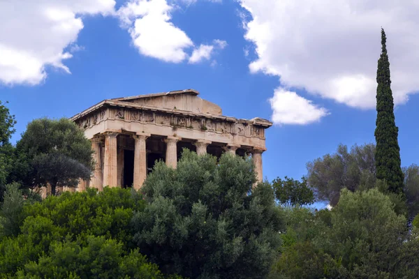 Hefaistostemplet Det Bäst Bevarade Templet Från Antikens Grekland Aten — Stockfoto