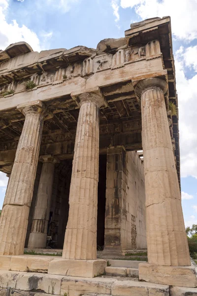 ヘファイストス神殿 古代ギリシャ アテネの最もよく保存された寺 — ストック写真