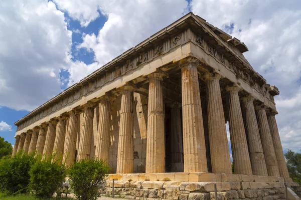 Templo Hefesto Templo Más Bien Conservado Antigua Grecia Atenas — Foto de Stock