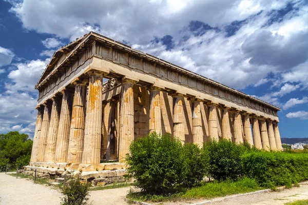 Tempio Efesto Tempio Più Ben Conservato Dell Antica Grecia Atene — Foto Stock