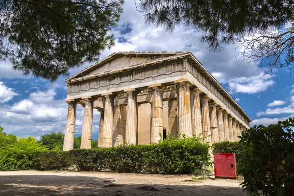 Templo Hefesto Templo Mais Bem Preservado Grécia Antiga Atenas — Fotografia de Stock