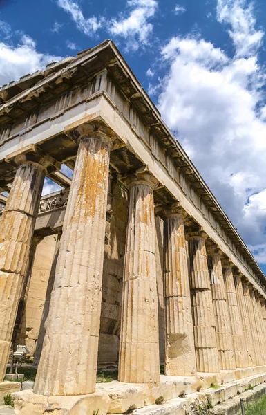 Templo Hefesto Templo Más Bien Conservado Antigua Grecia Atenas — Foto de Stock