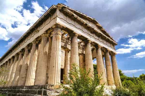 Świątynia Hephaestus Najlepiej Zachowanych Świątyni Starożytnej Grecji Ateny — Zdjęcie stockowe