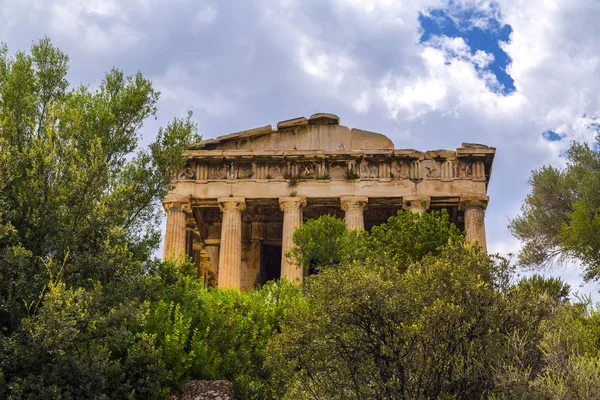 Templo Hefesto Templo Más Bien Conservado Antigua Grecia Atenas — Foto de Stock