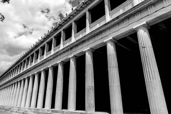 Stoa Attolos Atenas Atenas Tiene Restos Significativos Antigua Civilización Griega —  Fotos de Stock