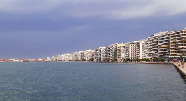 Kıyı görünümünden Thessaloniki, Yunanistan — Stok fotoğraf